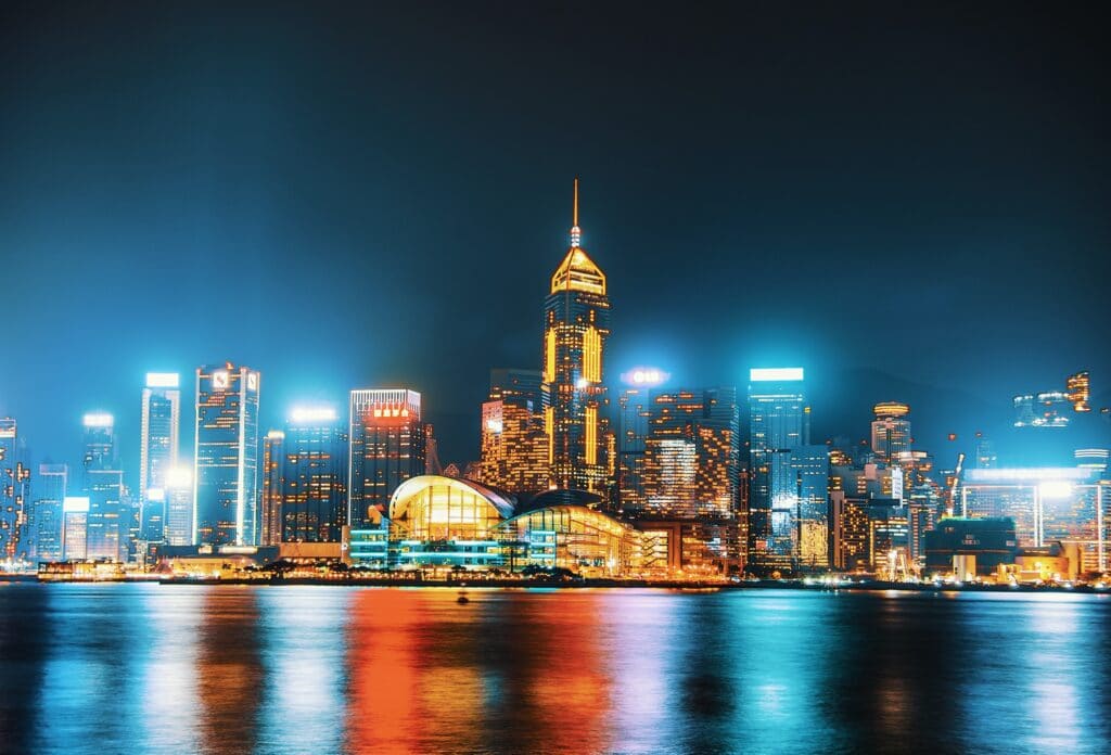 The History of the Hong Kong skyline