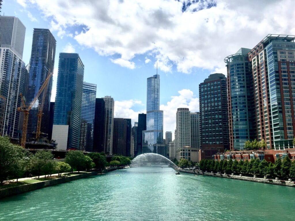 Southside Chicago. Iconic Skyscrapers