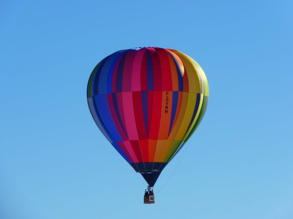 Hot air balloon ride