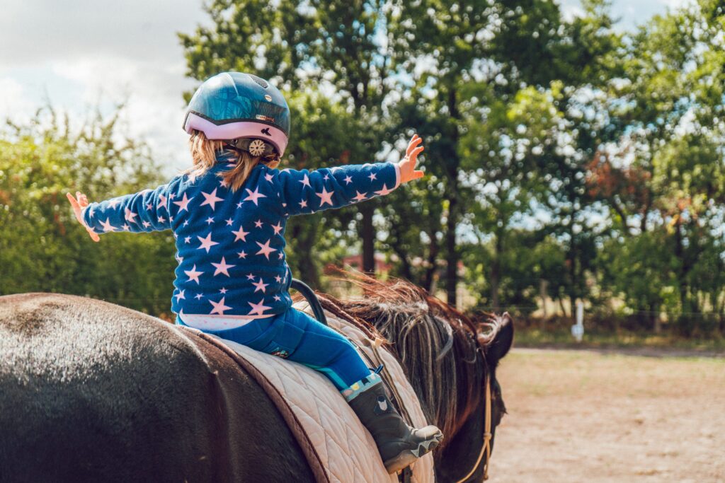 Horseback riding in Marmon Valley