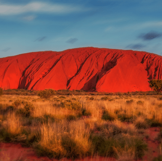 Watch the sunrise at Uluru