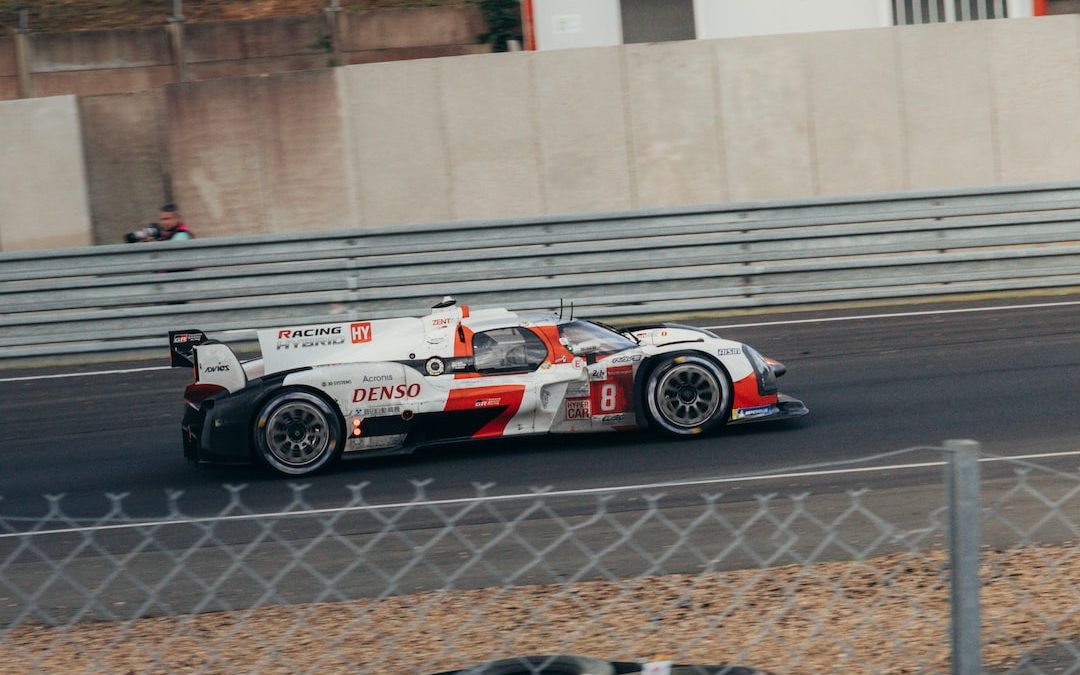 a race car on a track