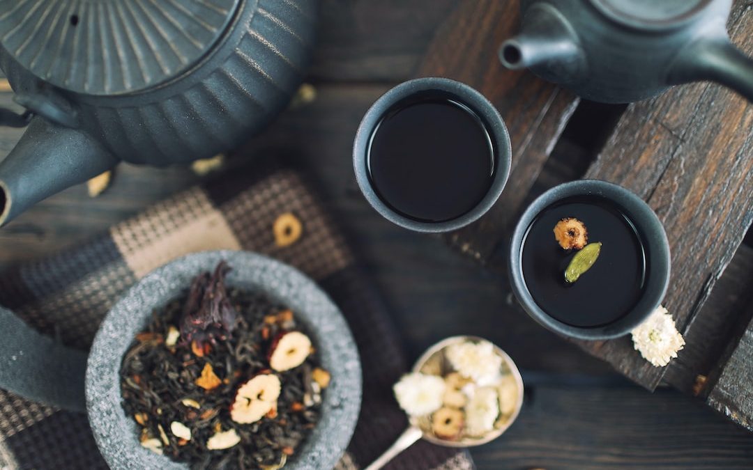 photo of teacup with coffees