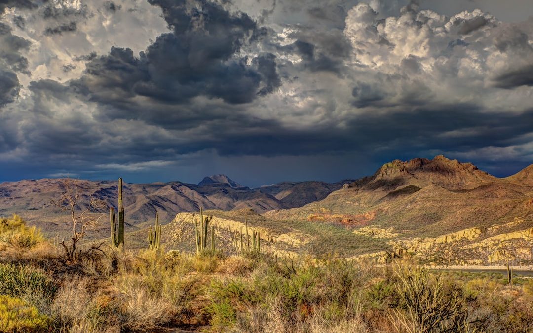 landscape photography of mountains