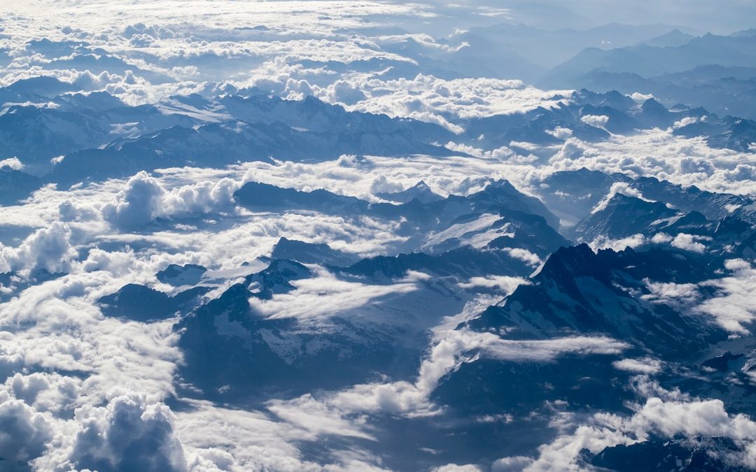 aerial photography of clouds