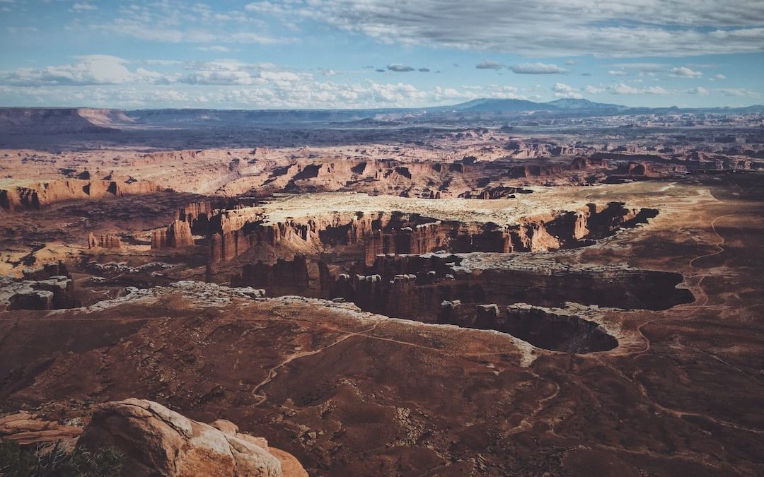 aerial photography of Grand Canyon