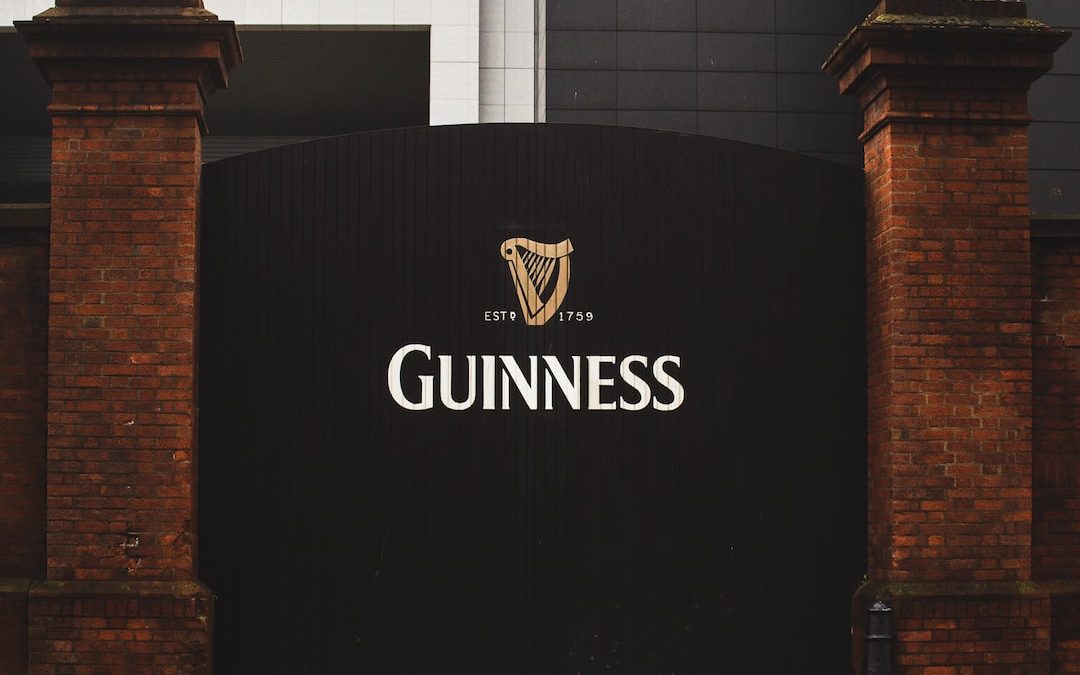 black Guinness gate