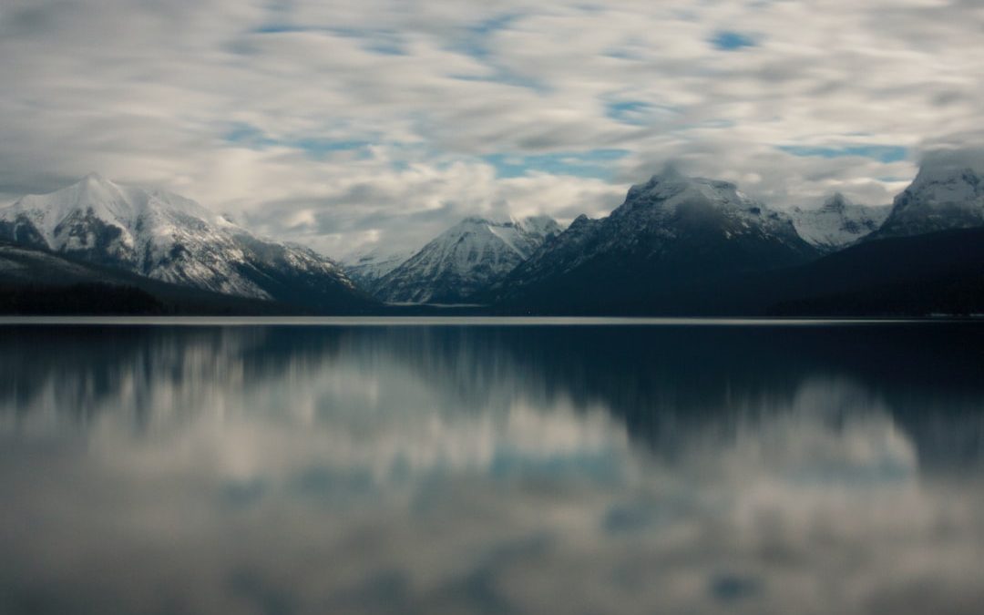 mountain covered with snow