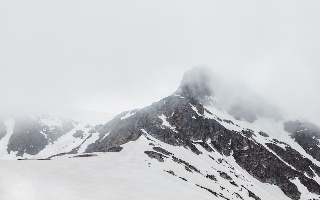 snow covered mountain top