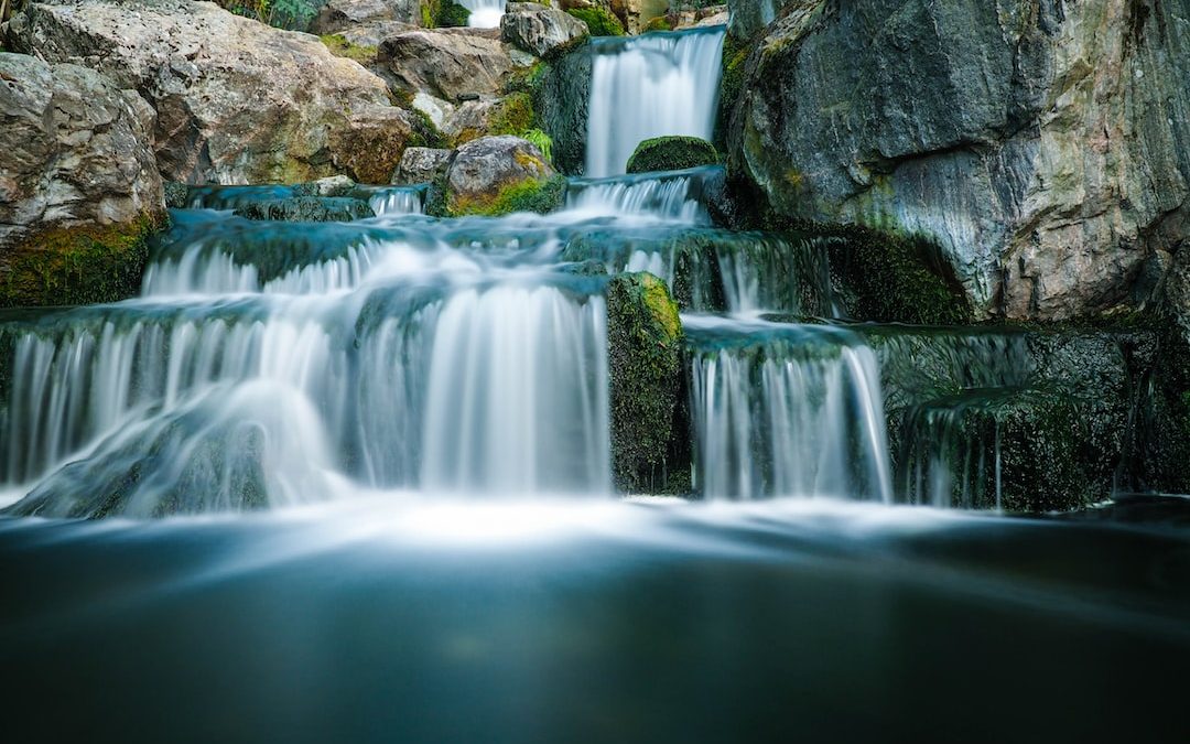 waterfall at daytime