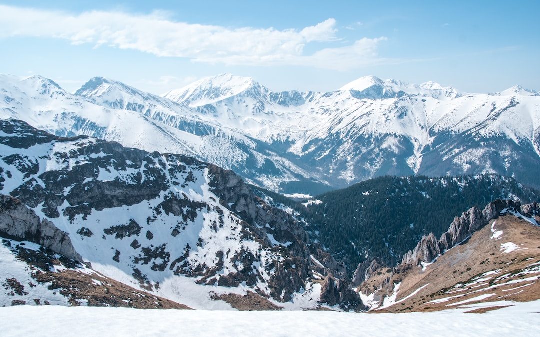 landscape photo of snow covered mountain