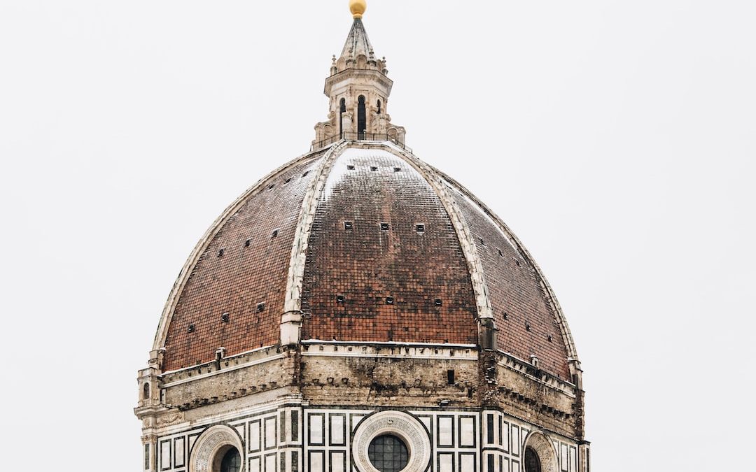 red dome church at daytime