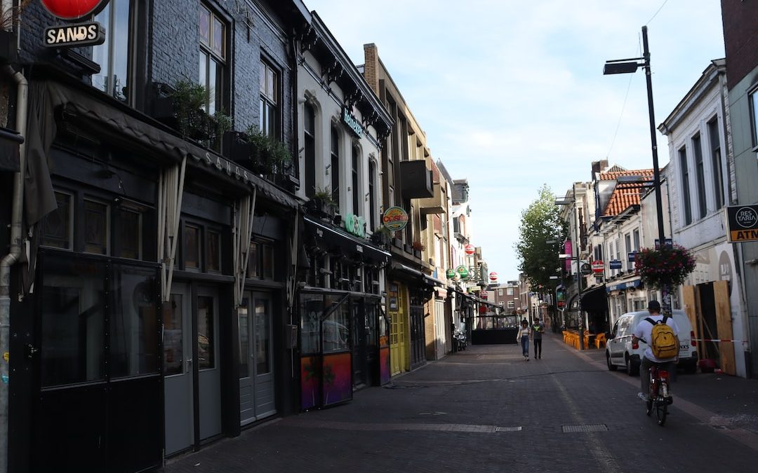 a street with buildings on both sides