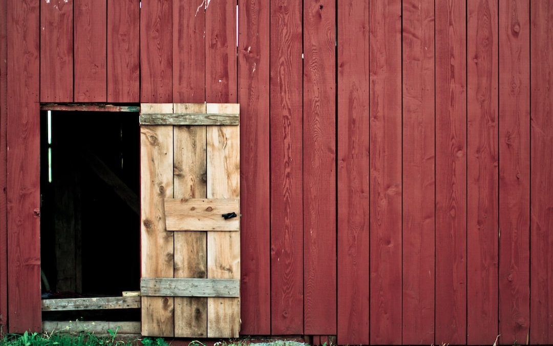 red wooden wall during daytime
