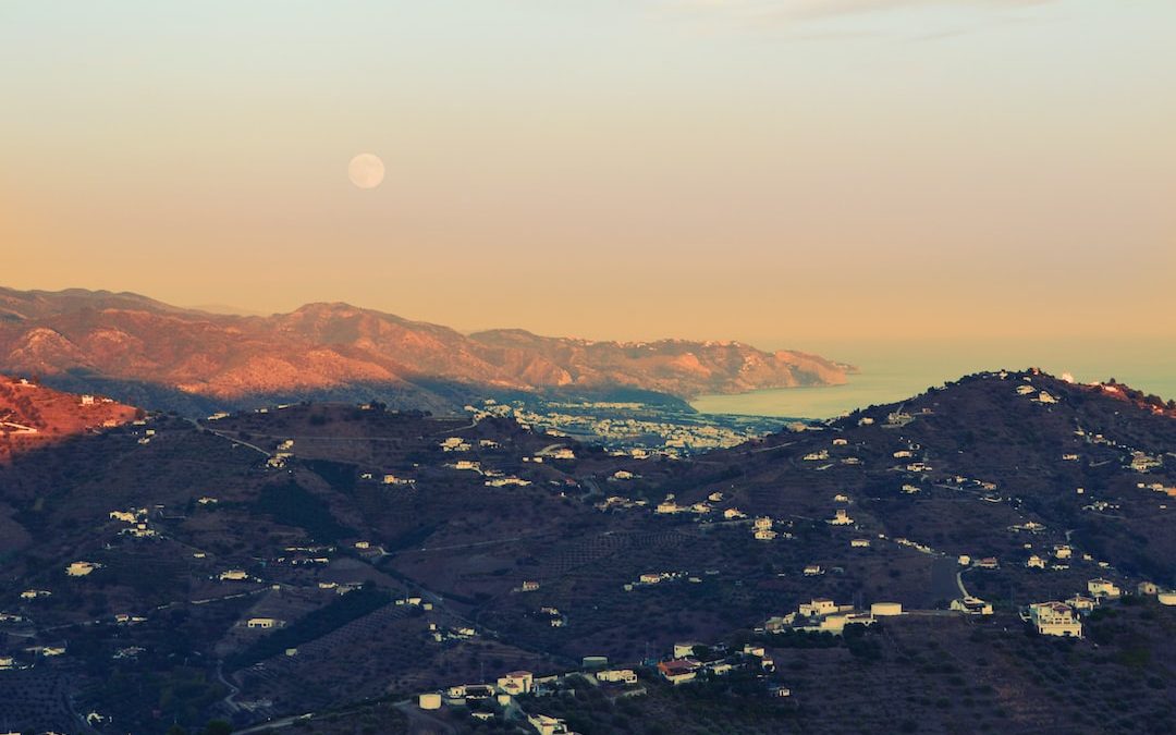 landscape photography of mountains during golden hour