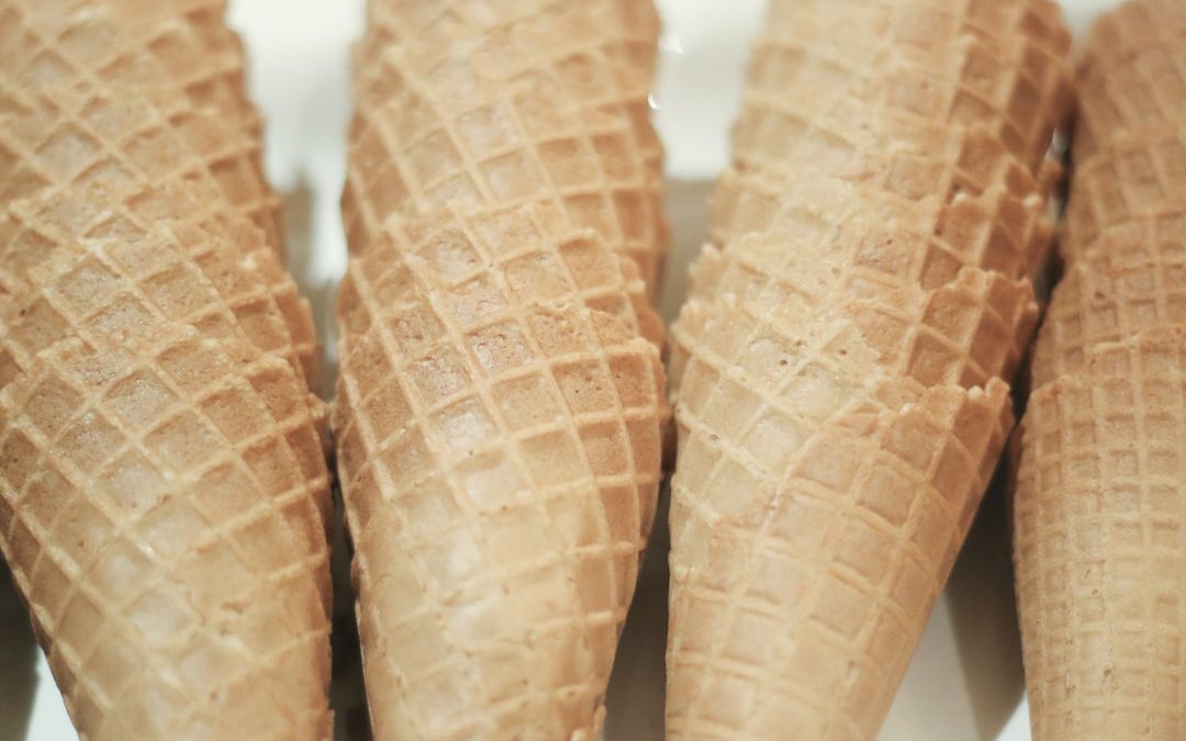 four ice cream cone