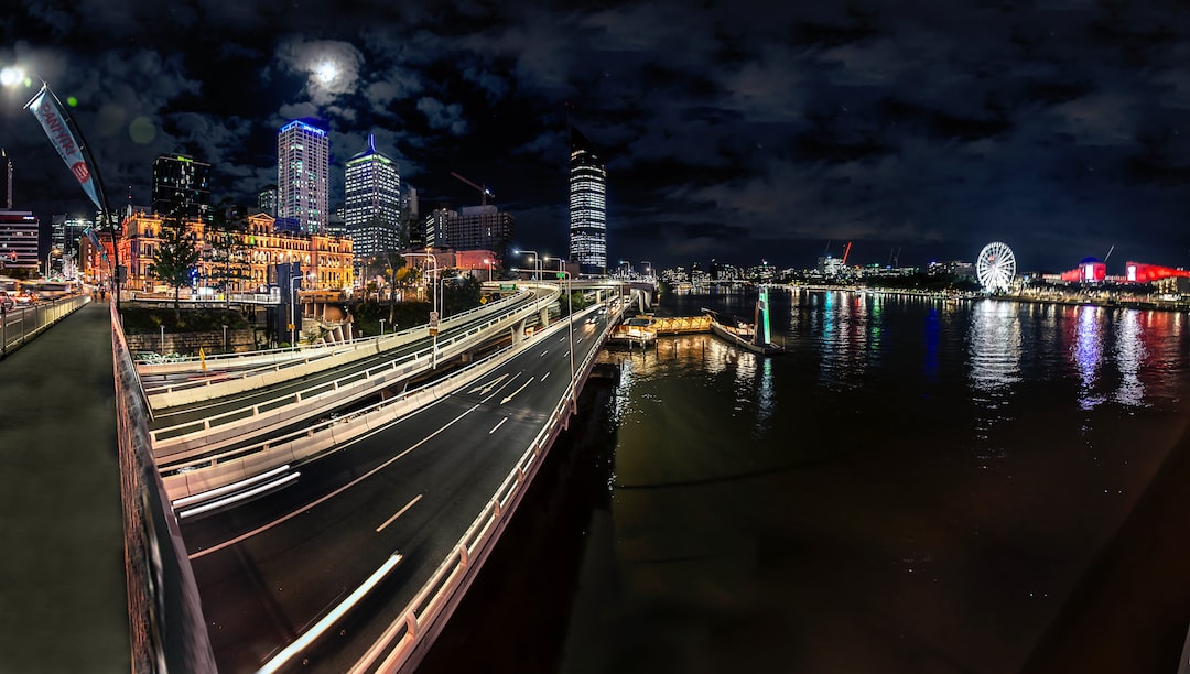 time lapse photo of cars on bridge