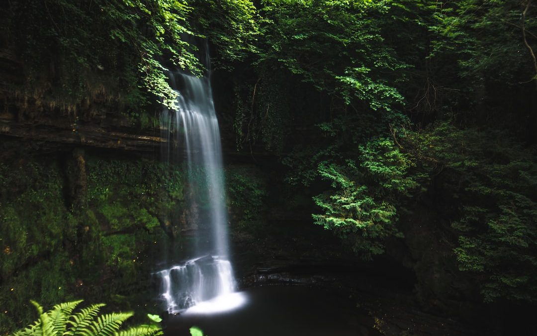 scenery of a waterfall