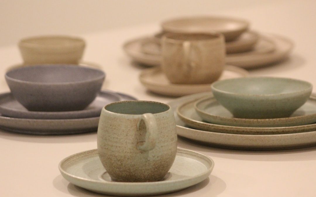 a group of bowls
