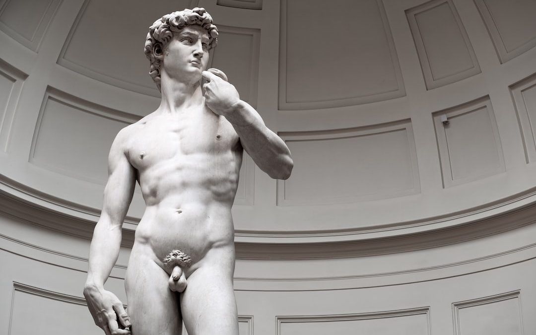naked man sculpture