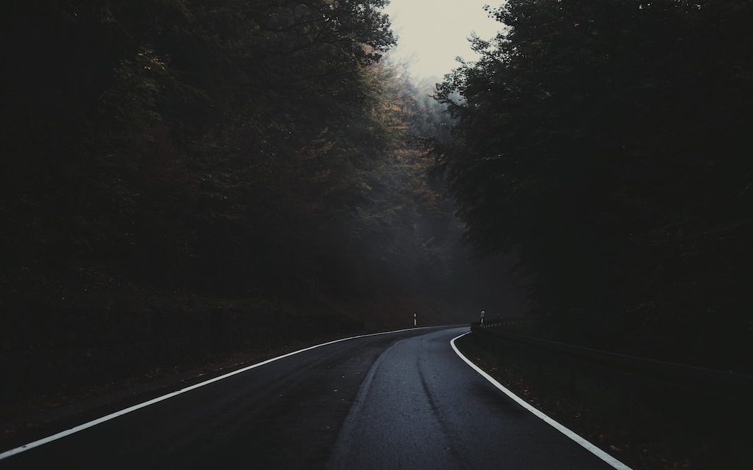 landscape photo of asphalt road