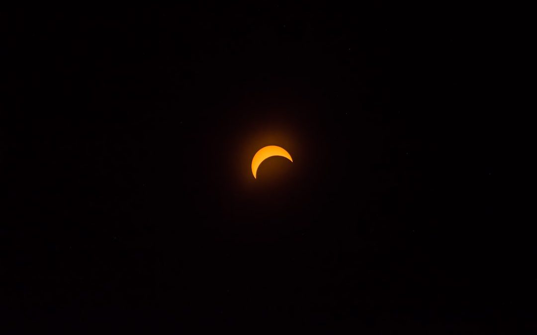 solar eclipse view during night time