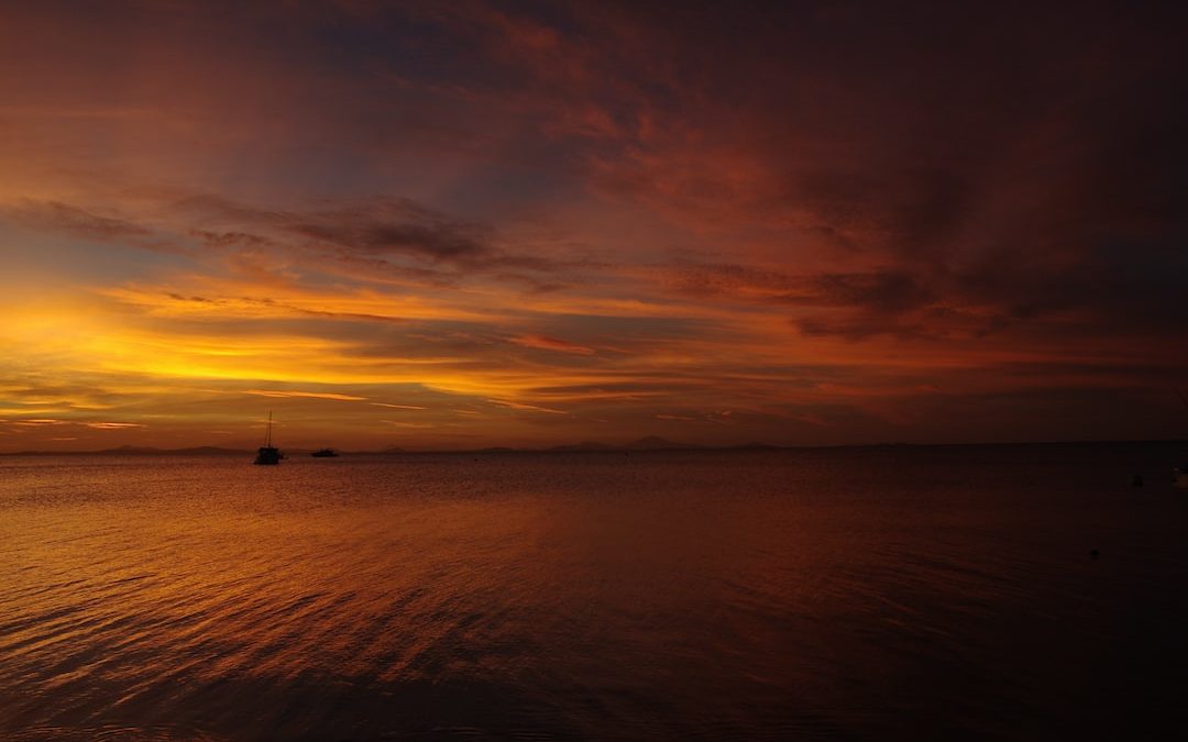 a boat in the water