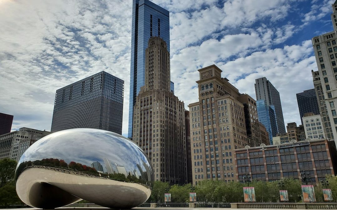 cloud gate in city during daytime